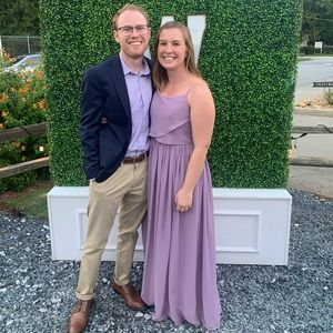 Azazie Wisteria bridesmaids dress. Size A6 (6). length altered to fit 5’5 - 5’8